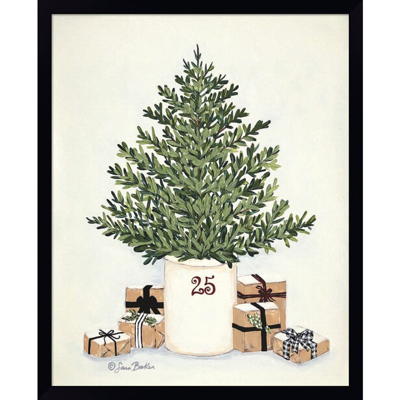 Arbre de Noël Country Crock par Sara Baker - reproduction de cadre photo