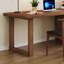 Bureau rectangulaire en bois massif brun noisette-1093624029