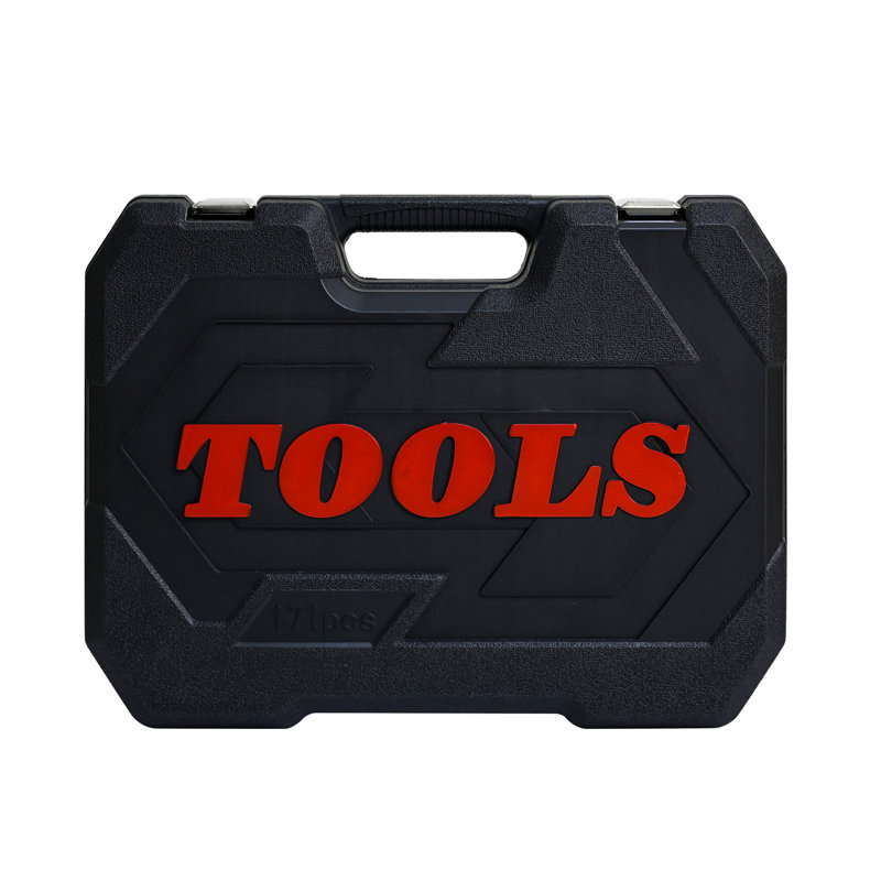 Ensemble d'outils - Boîte à outils à douille et clé à cliquet, boîte à outils de 171 pièces, ensemble d'outils de réparation de voiture universel pour hommes et, parfait pour les propriétaires, les amateurs de bricolage et les mécaniciens