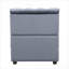Fauteuil de chambre modulaire en velours gris doux sans accoudoirs Glam