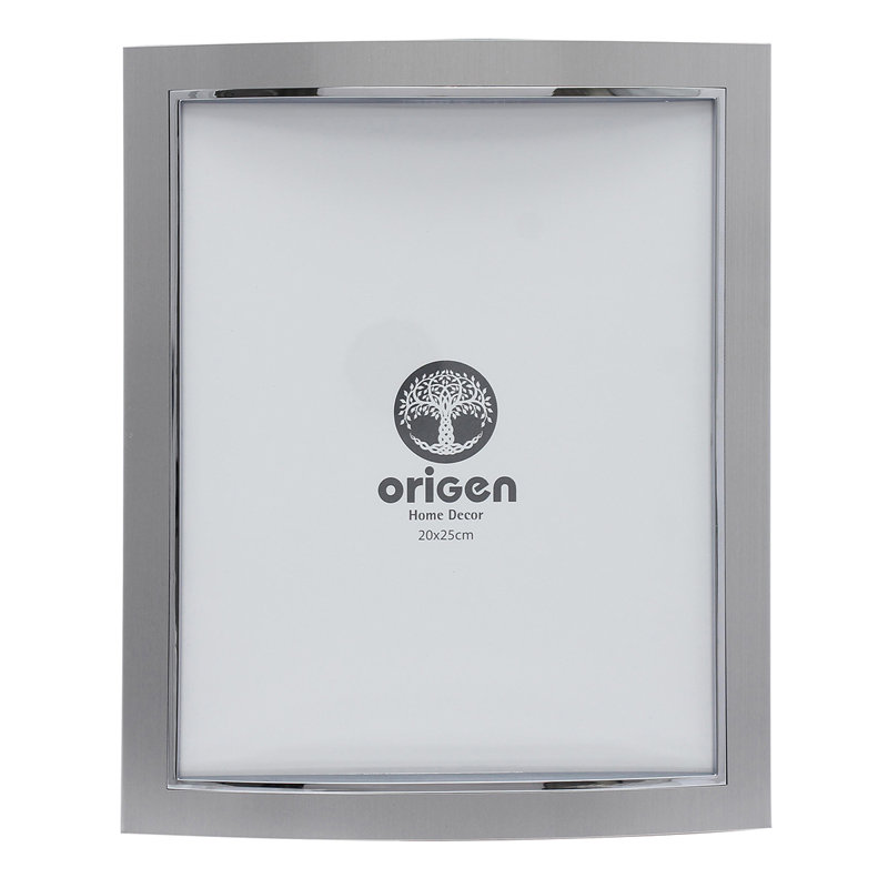 617-Marc-all Silver Metal Picture Frame, 28cm H x 4cm W x 23cm D