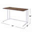 Bureau d'écriture en noyer avec port USB-1587375117