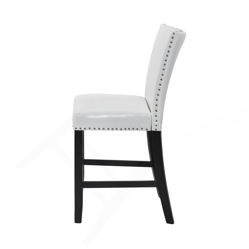 Fauteuil en polyuréthane 2pc, Blanc / Blanc