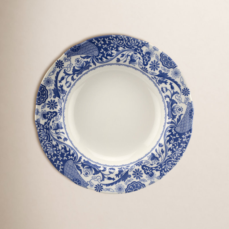 Spode Bi Brocato Soup Plate 9"