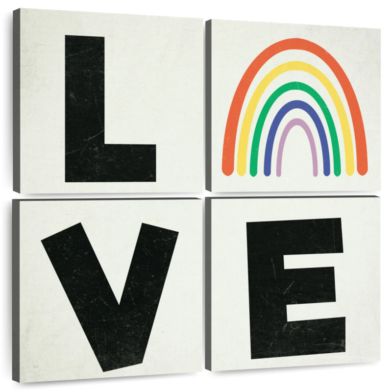 Tergel Love Rainbow Typographie