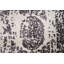 Tapis indien fait à la main à motif abstrait 4 x 6