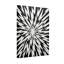 Motif étoilé rayonnant noir et blanc tendance-1896879580
