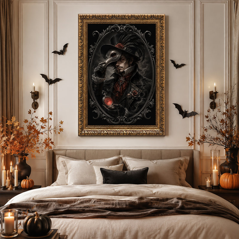 Art mural sur toile Steampunk, 18"H x 12"W