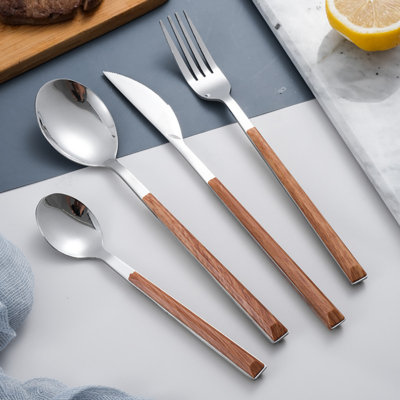 Millwood Pines Withyditch Stainless Steel Flatware Set - Service for 6