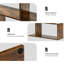 Nafeeza 192cm H x 80cm W Geometric Bookcase-1548205101-1548205100