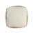Bleached/Natural Contemporary Striped Hand-Woven Jute Blend Cube Ottoman Pouf