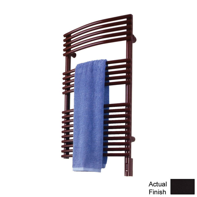 Towel Warmer, 34" H x 20" W x 5.5" D, Gray Brown, Electric (Plug-In)