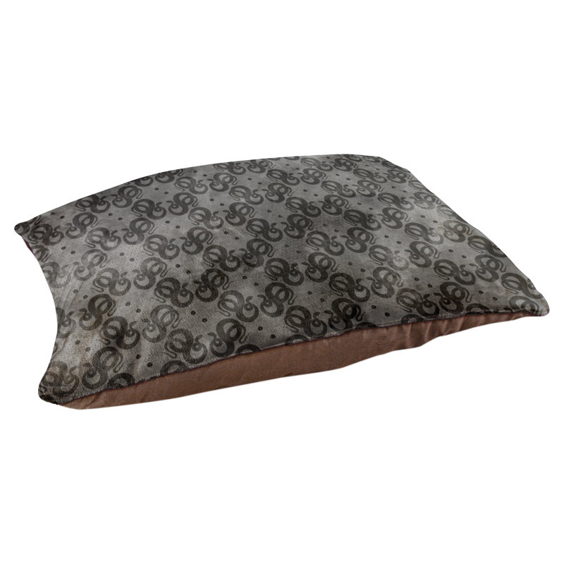 Coussin de créateur de serpents Byrge, L 29,5 po x l 19,5 po, Noir