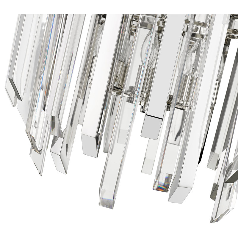 Luminaire suspendu géométrique simple 6 lumières