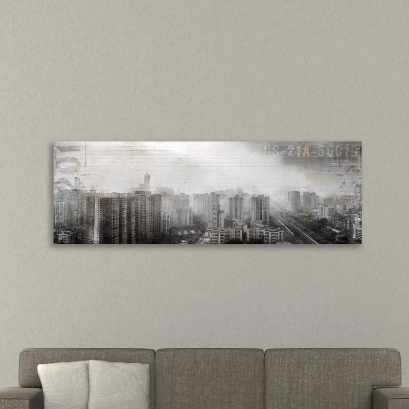 Urban Day by Kimberly Allen - Wrapped Canvas Panoramic Print, 30cm H x 91cm W x 4cm D