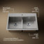 Task Smart Divide33-In X 22-In Top-Mount/Undermount Double-Equal Workstation Kitchen Sink With Accessories-66210950