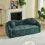 Canapé inclinable convertible courbé de 86 pouces, canapé-lit pliant sans cadre 2 en 1 avec base coulissante et siège profond, canapé inclinable en chenille à deux places-1867683709