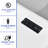 Kaise Modern White Filing Cabinet with USB Charging, 2 Drawers & Spacious Storage