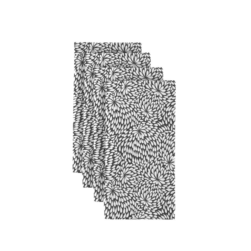 Polyester Abstract Square Napkin