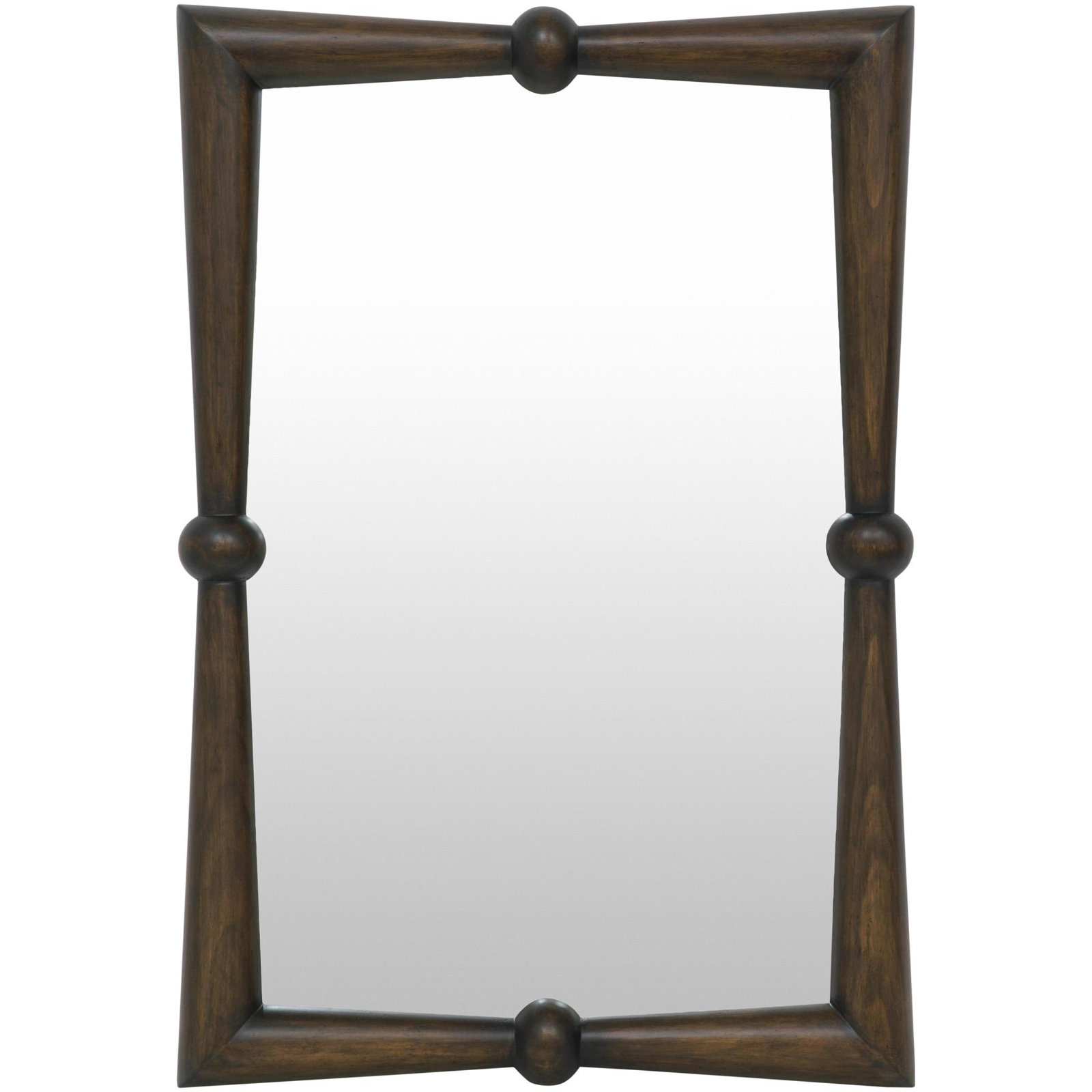 Prosper 28" Pine Accent Mirror, 41" x 28", Brown