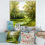 " Beautiful Summer River Through Trees Landscape "-67466454-67466455