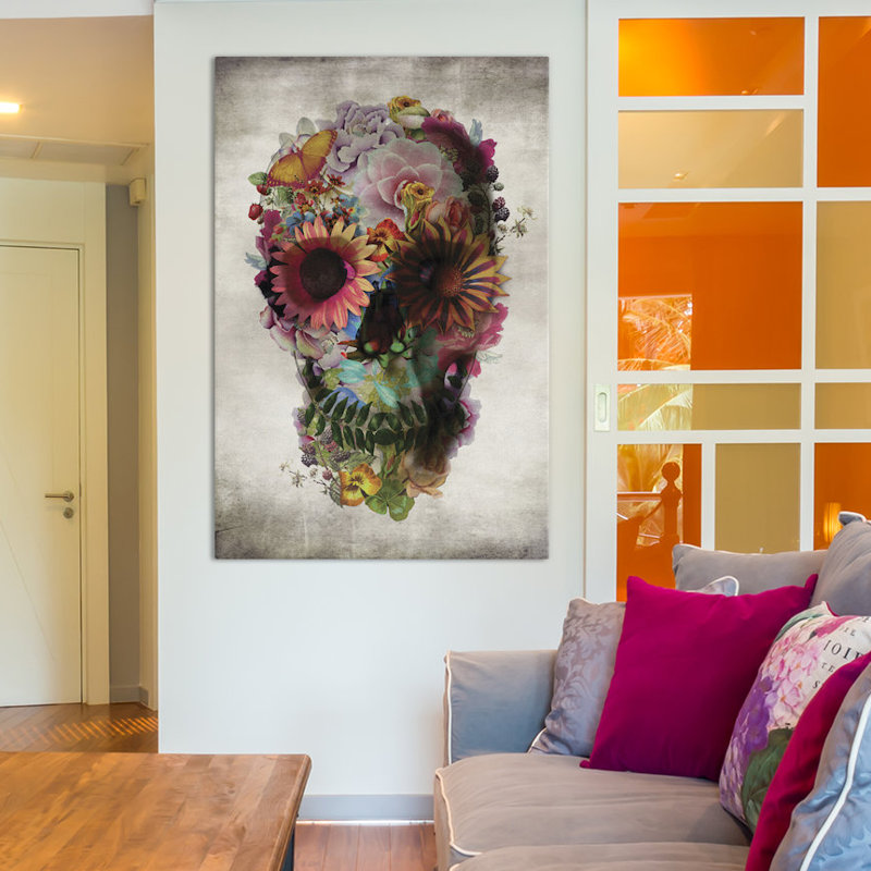 «Skull # 2», impression, H 18 po x l 12 po x P 1,5 po, Toile