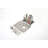 2 Way Outlet Function Solid Brass Shower Diverter Valve Mixer Rough-In Shower Handle Valve Kit Replacement-125428362