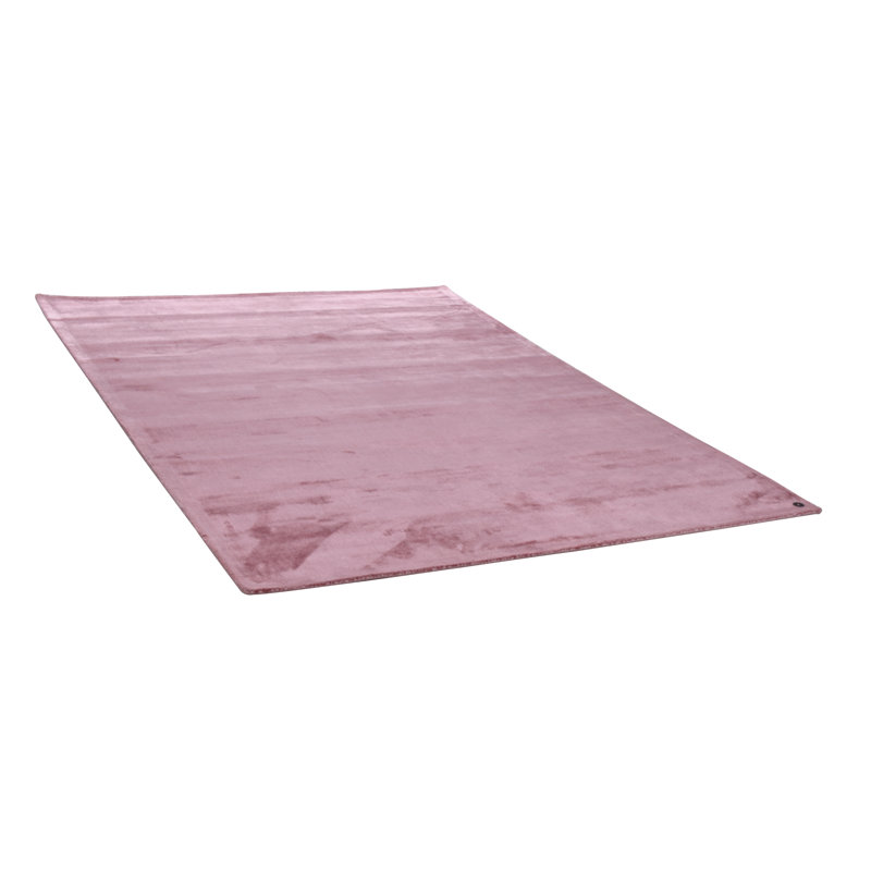 Handmade Flat-weave Rug Shine in Pink, Rectangle 190 x 290cm