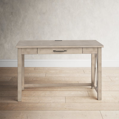 Haybridge Desk with Built in Outlets by Birch Lane