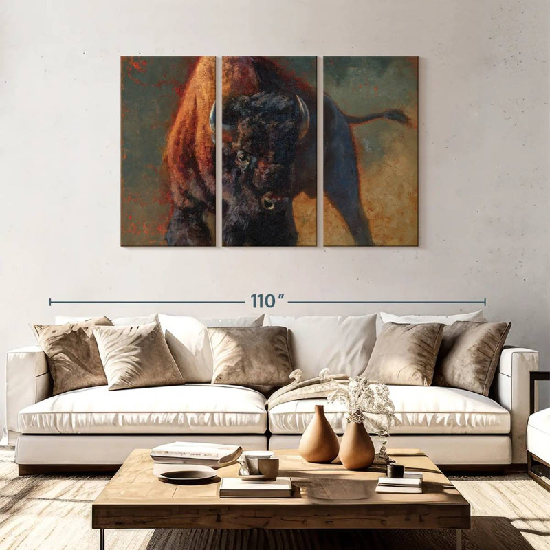 Brampt Full Of Snort, 48" H x 74" W