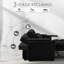 Canapé-lit 68 pouces avec table d'appoint rotative, porte-gobelets et ports USB-2061265451