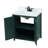 Slayton 30'' Single Bathroom Vanity with Engineered Marble Top-494487016
