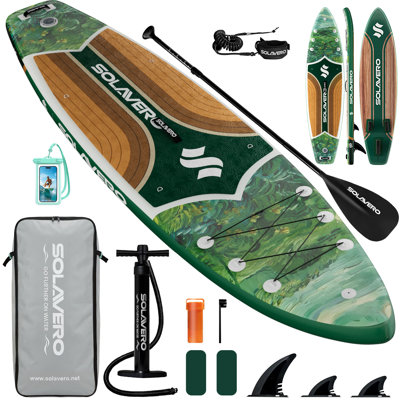 Inflatable Sup Board, Comes With Sup Accessories, 3 Detachable Fins, Non-Slip Adult Sup Board, Wide Selection Of Patterns And Styles, Suitable For Various Scenarios.