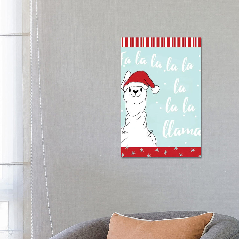 Fa La Llama by Anna Quach - Wrapped Canvas Print, 66.04 cm H x 45.72 cm W
