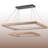 2 Tiers Rectangle 3 Variable Color LED Chandelier-787961654