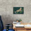 Toile épique Graffiti «Lethargic Leopard 1» par Alicia Longley, 18 po x 12 po-78152247