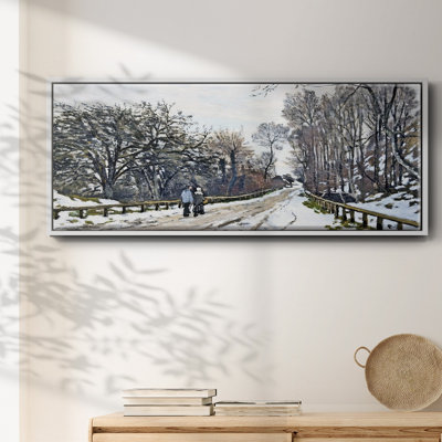 The Road to the Farm of Saint - Framed Canvas