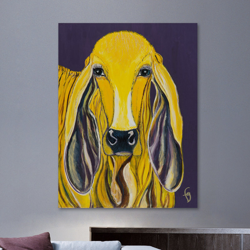 France Gilbert - Wrapped Canvas Painting, 132cm H x 101cm W