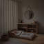 Paire de rideaux en occultant 52 po x 84 po Mira 100% polyester blanc Mira-128757289