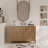 48" Pre-assembled Single Bathroom Vanity with Engineered Marble Top, Soft Closing and Splash Guard