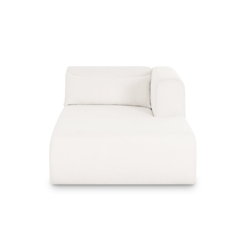 Chaise longue Tarra en chenille Tarra