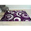 Tapis mauve à motif géométrique Cossette-40791295