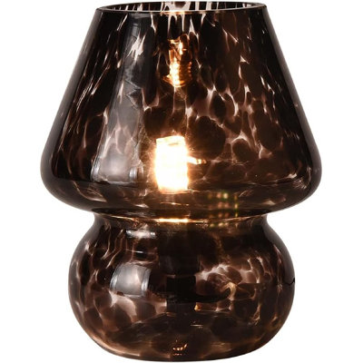 Lampe arquée en verre / métal Kashana