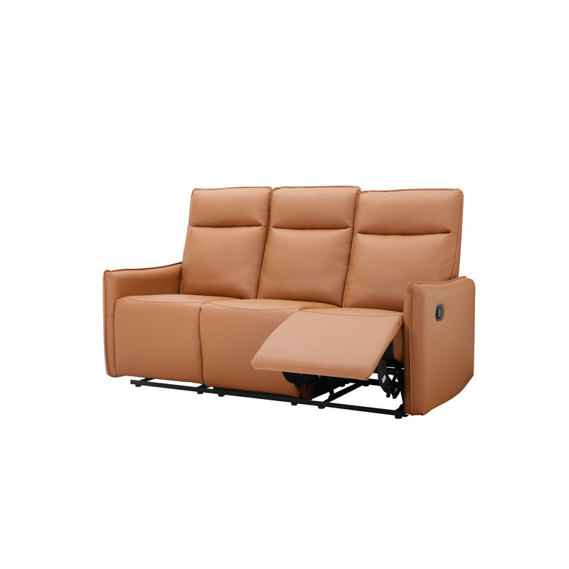 Bigbee Faux Leather Sofa, 3