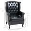 Daliza Faux Leather Wingback Chair-598392932