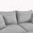 72.8" Upholstered Loveseat Sofa With Ottoman-734669199