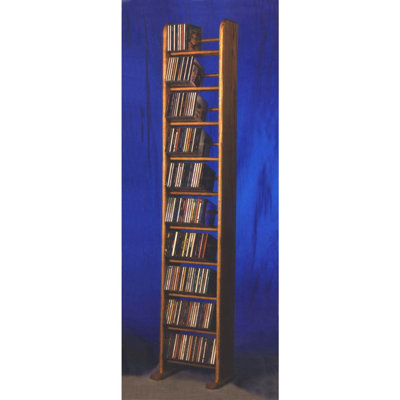 Dowel-Style Wooden CD Rack - 04 Series by Rebrilliant