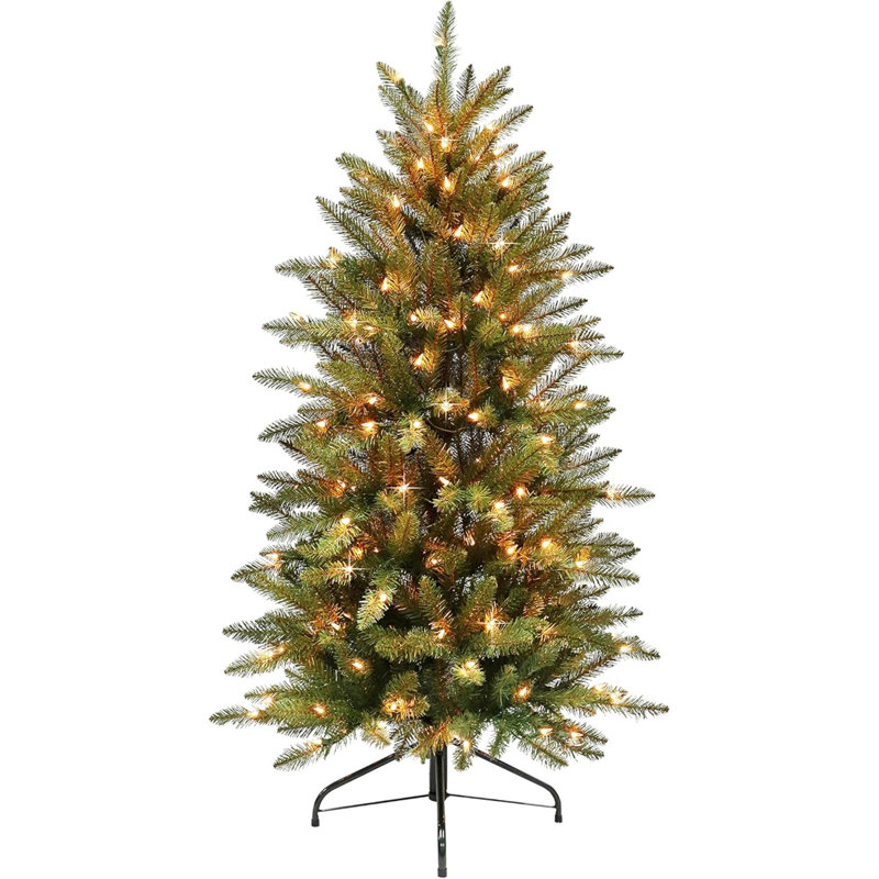 Sapin de Noël artificiel pré-éclairé 150 lumières sapin Fraser