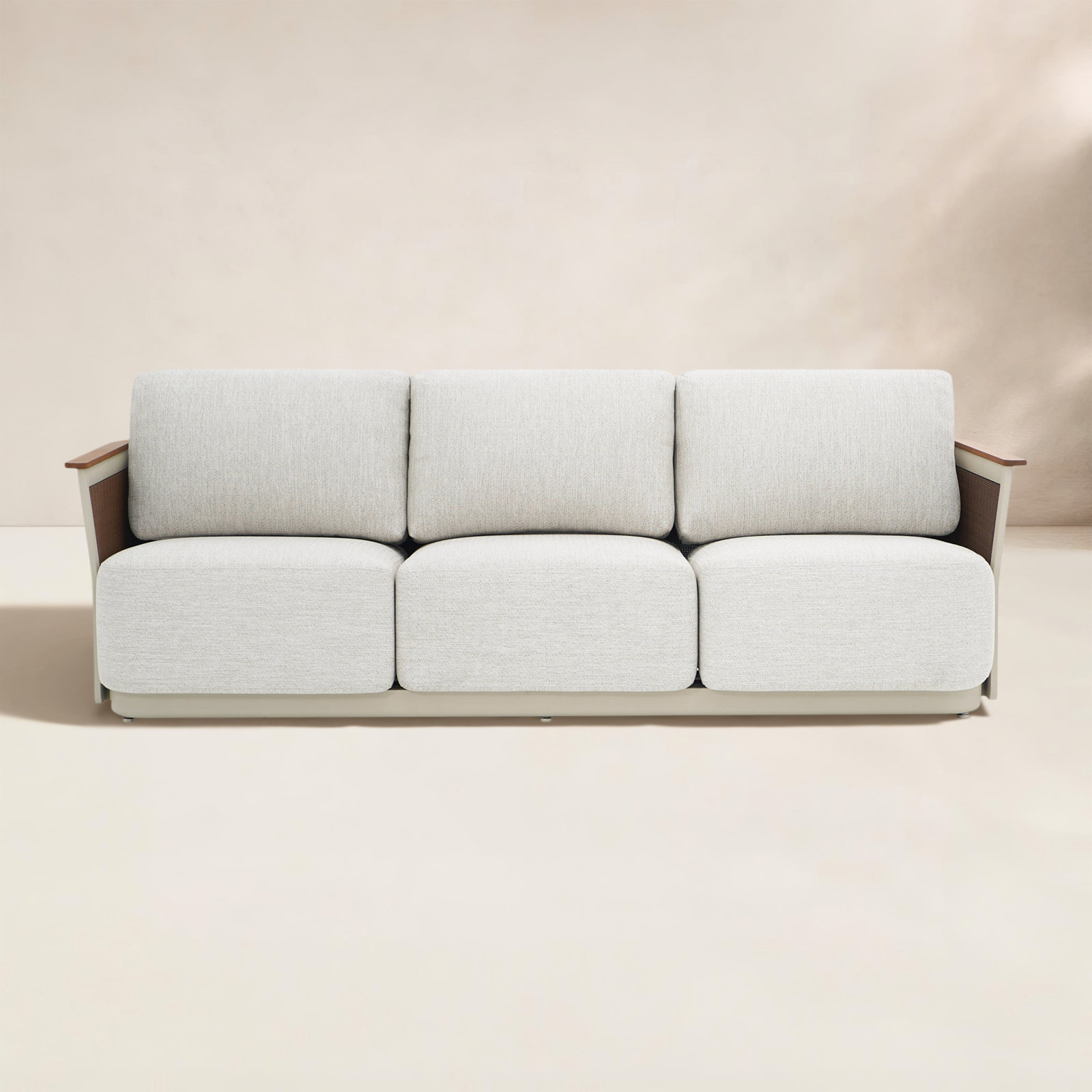 Gil 91" Teak Patio Sofa