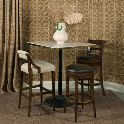 Georgian Upholstered Counter Stool